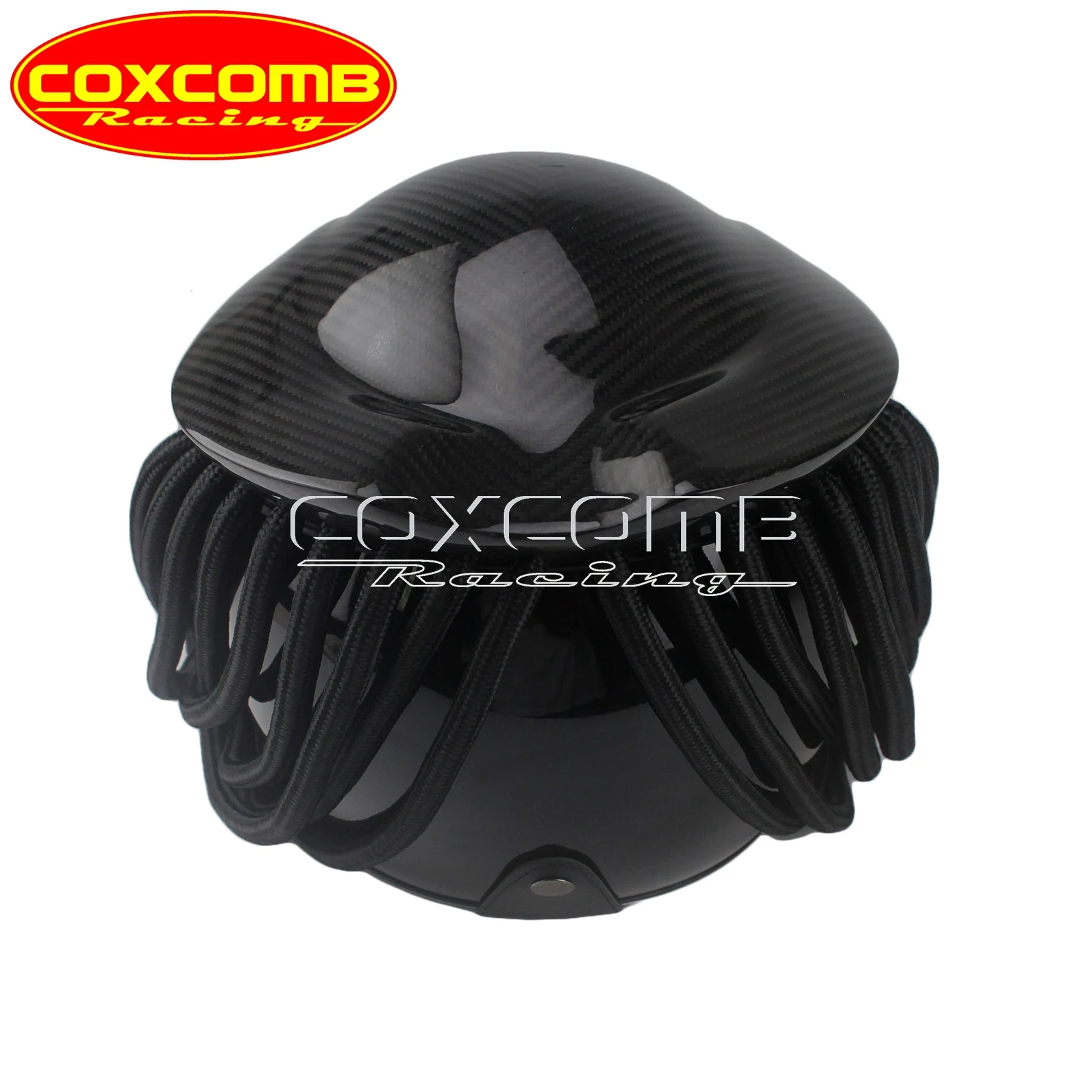 Kopen Dot Goedgekeurd Predator Carbon Fiber Helm Sml Xl Xxl Motorcycle Biker Ijzer Volledige Gezicht Capacete Casco Man Universal
