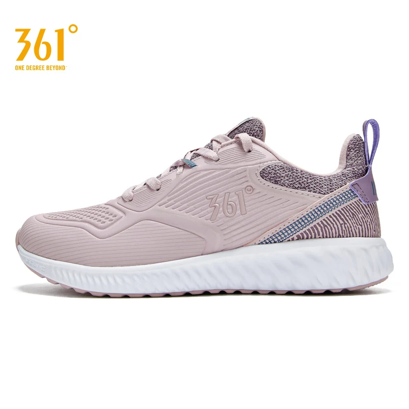 

361 Degrees Women's Breathable Sneakers Texture Printing Trend Fashion Wild Casual Girls Sports Running ShoesW581942207