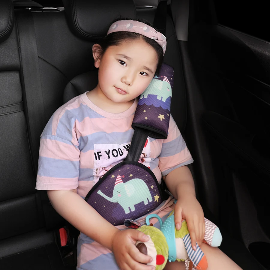 Треугольники ребенка ремни безопасности для детей плеча Защитная крышка на