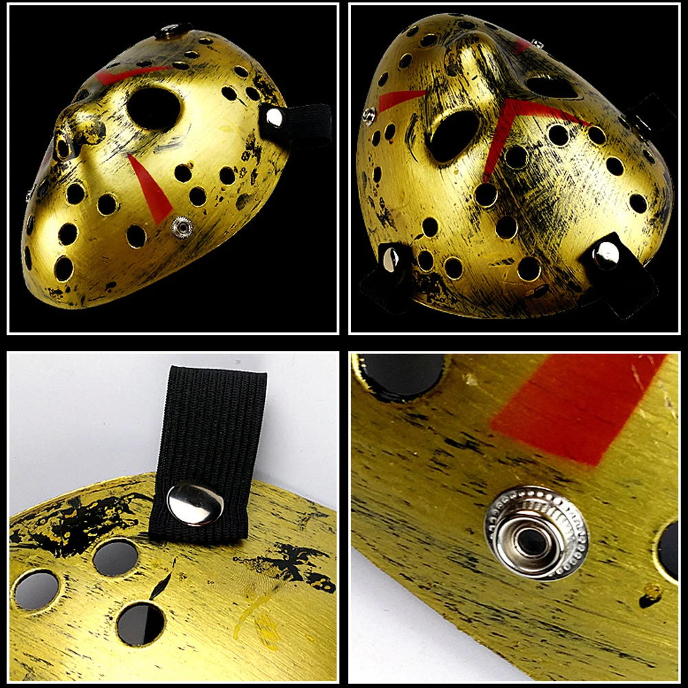 Маска Джейсона Хоккей Косплэй Хэллоуин полный уход за кожей лица смолы убийца