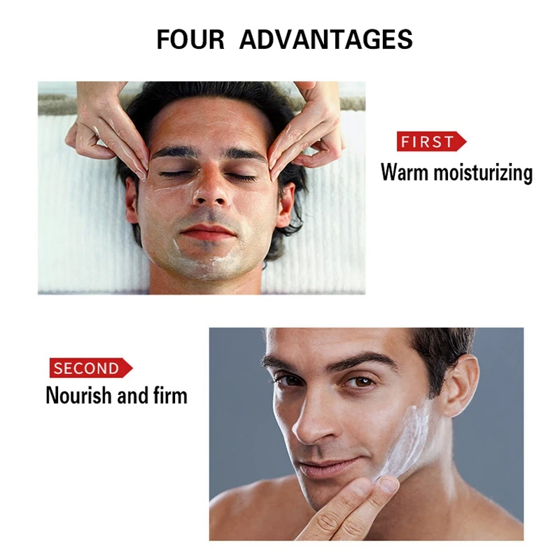 

LAIKOU Men Sleep Mask 70g Whitening Blackhead Acne Printed Shrink Pores And Oil Control Skin Care Products For Men
