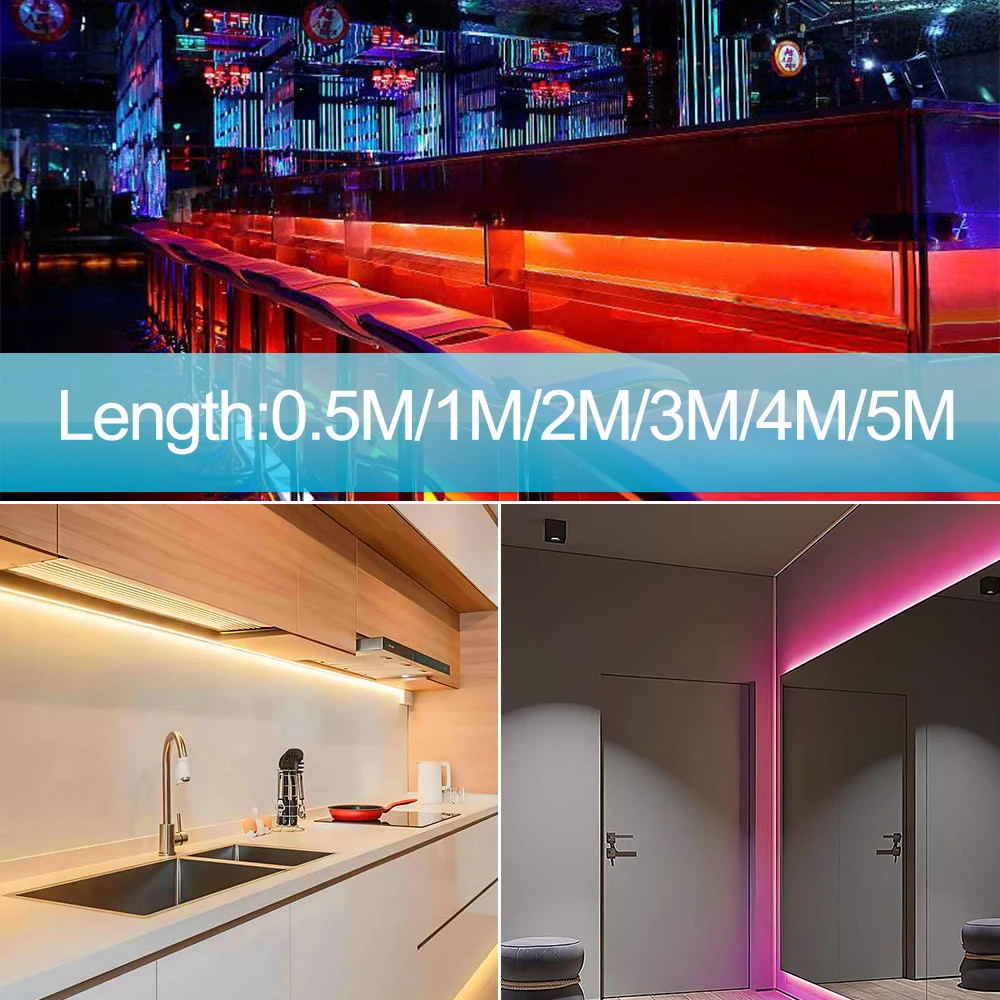 Светодиодные ленты светильник ручная развертка Сенсор движения выключатель с