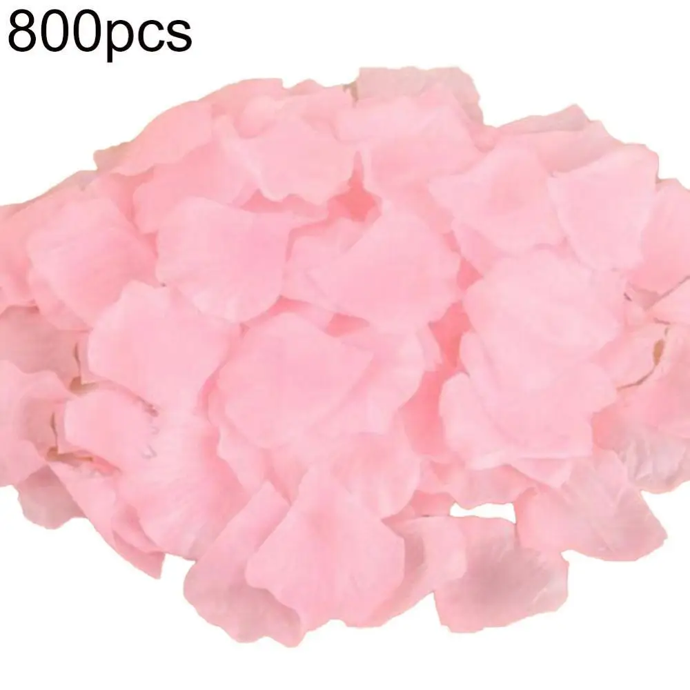 

Hot Sales!! 800Pcs Artificial Silk Rose Flower Petals Wedding Party Ceremony Table Decor
