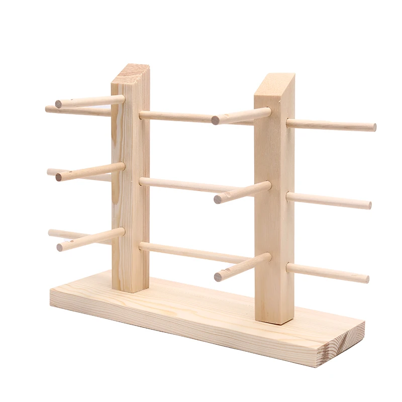 

9 Sizes Natural Wood Sun Glasses Eyeglasses Display Rack Stands Shelf Multi Layers Glasses Display Show Stand Holder