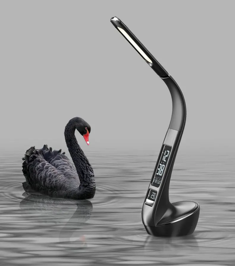 Кожаный чехол LED Настольная лампа наглазники настольные лампы с регулируемой