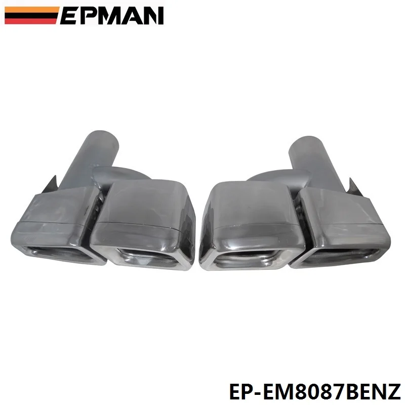 304 нержавеющая сталь выхлопные наконечники глушитель для Mercedes Benz W212 бампер 08 13 EP