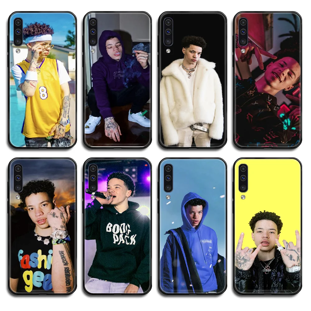 Чехол для телефона Lil Mosey корпус корпуса Samsung Galaxy A C Note 3 4 5 6 7 8 10 20 40 50 70 E S Plus Pro черный