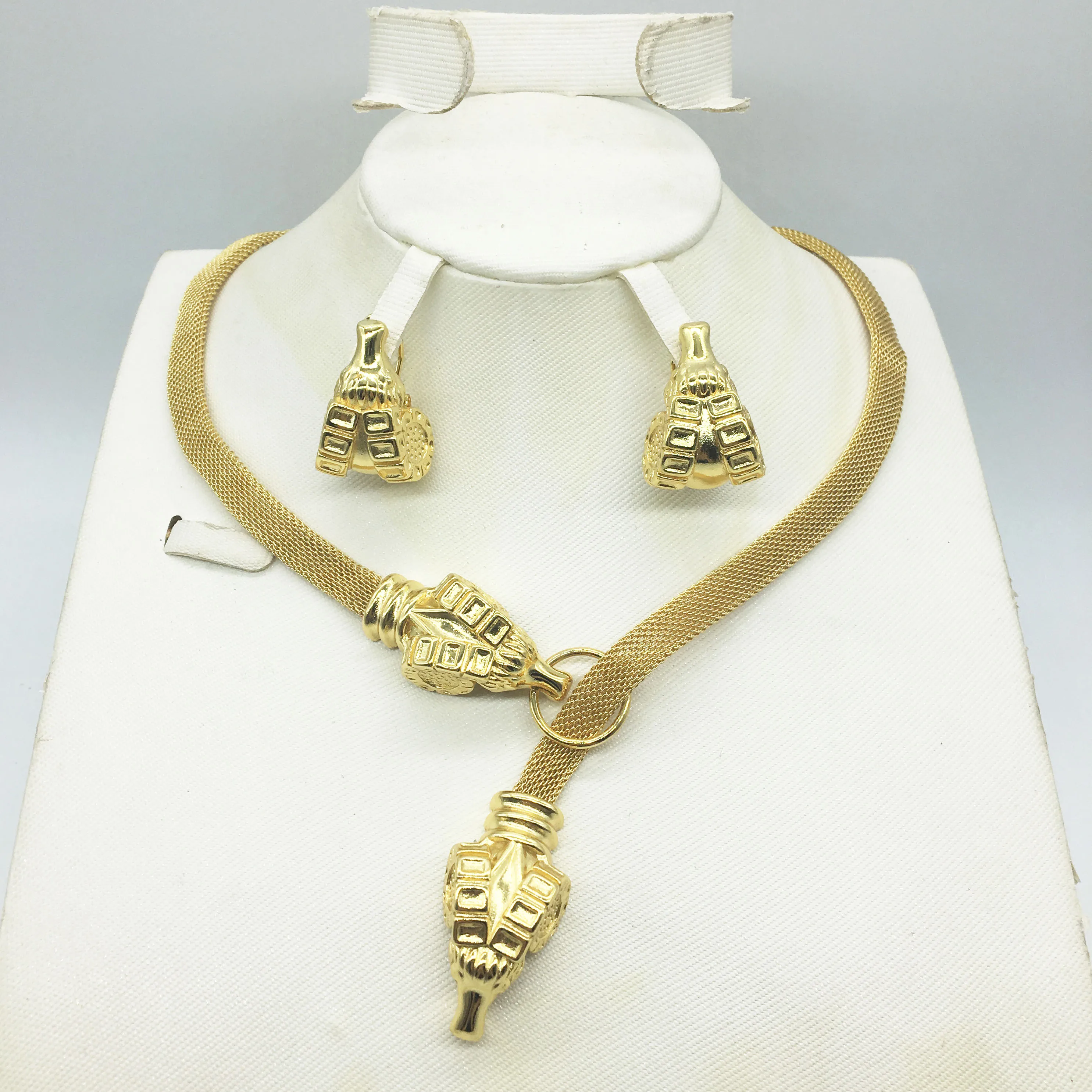 Новые модные комплекты ювелирных украшений для невесты Дубайский костюм