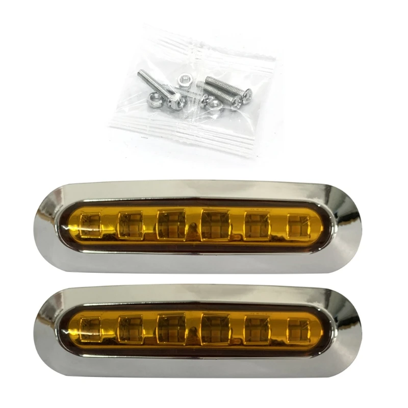 1 пара 6 светодиодный грузовик светильник автомобильный прицеп Светодиодный