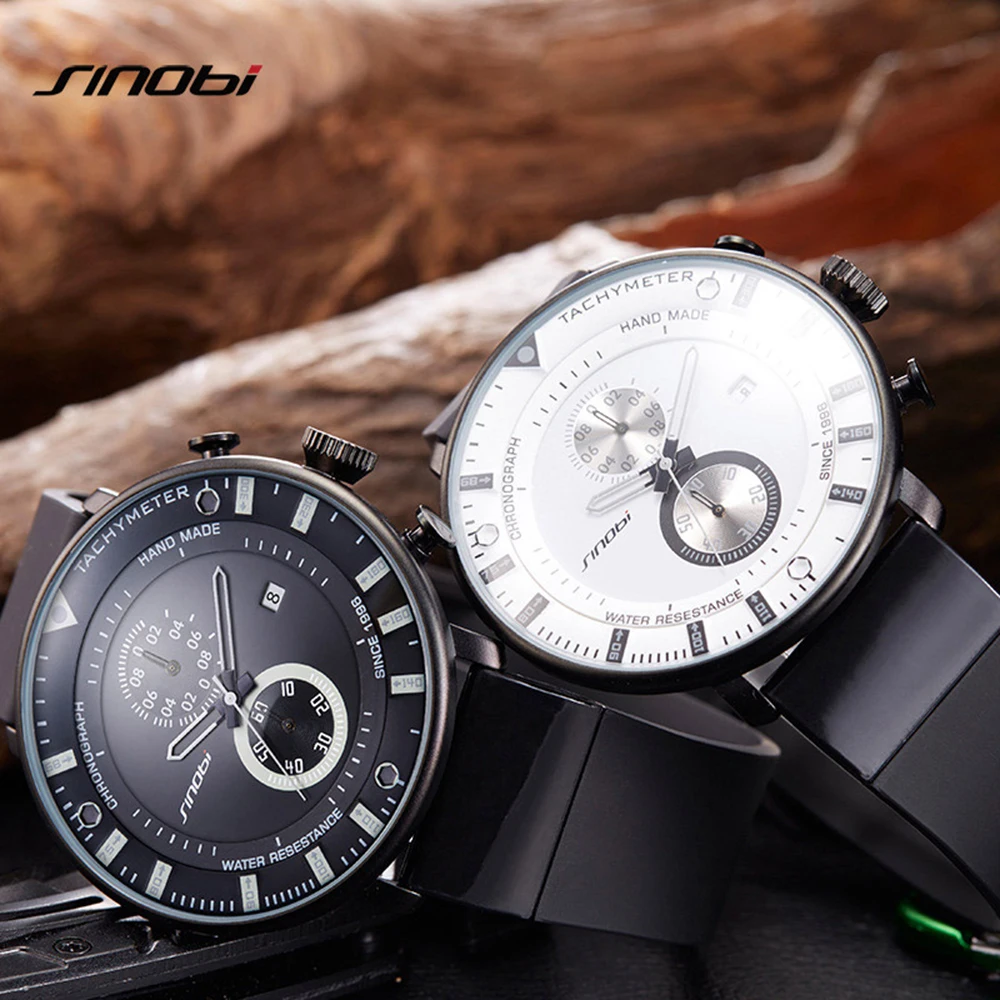 

2020 New Listing Fashion Men Sports Watch Stainless Steel Strap Multi-function Waterproof Quartz Men's Watch Relogio Masculino