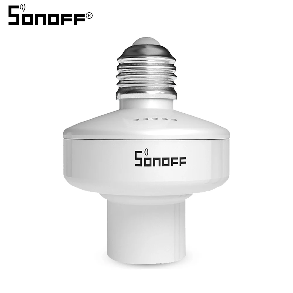 Sonoff slamper SONOFF Slampher E27 Wi-Fi RF 433 МГц беспроводной пульт дистанционного управления лампа-светильник лампа Держатель смарт-работа с Google Home Alexa гнездо - Комплект: Sonoff slamper