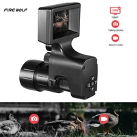 fire wolf night vision device withwifi app 200m range nv riflescope ir night vision sight for hunting trail optical camera
