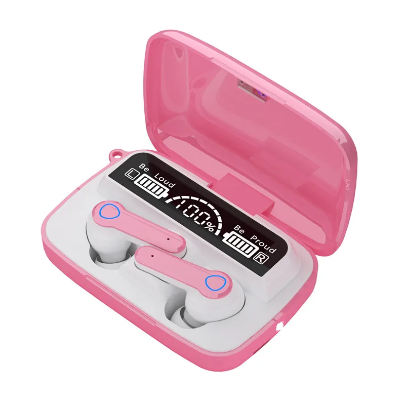 

TWS Bluetooth Earphone Headphone Led Sports Wireless Headphones Hifi Earbuds 9D Stereo Noise Canceling Headset with Microphone