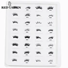 Половинные ресницы для макияжа, норковые ресницы, новый дизайн, ресницы кошачий глаз, пушистые натуральные норковые ресницы