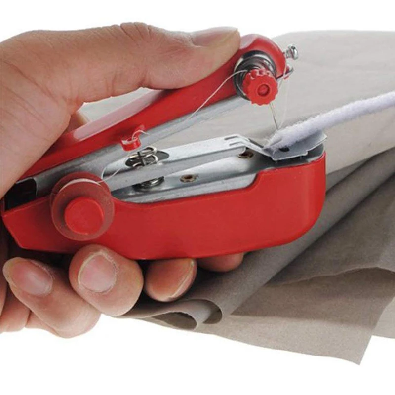 Ручное управление портативная мини швейная машина креативные простые швейные