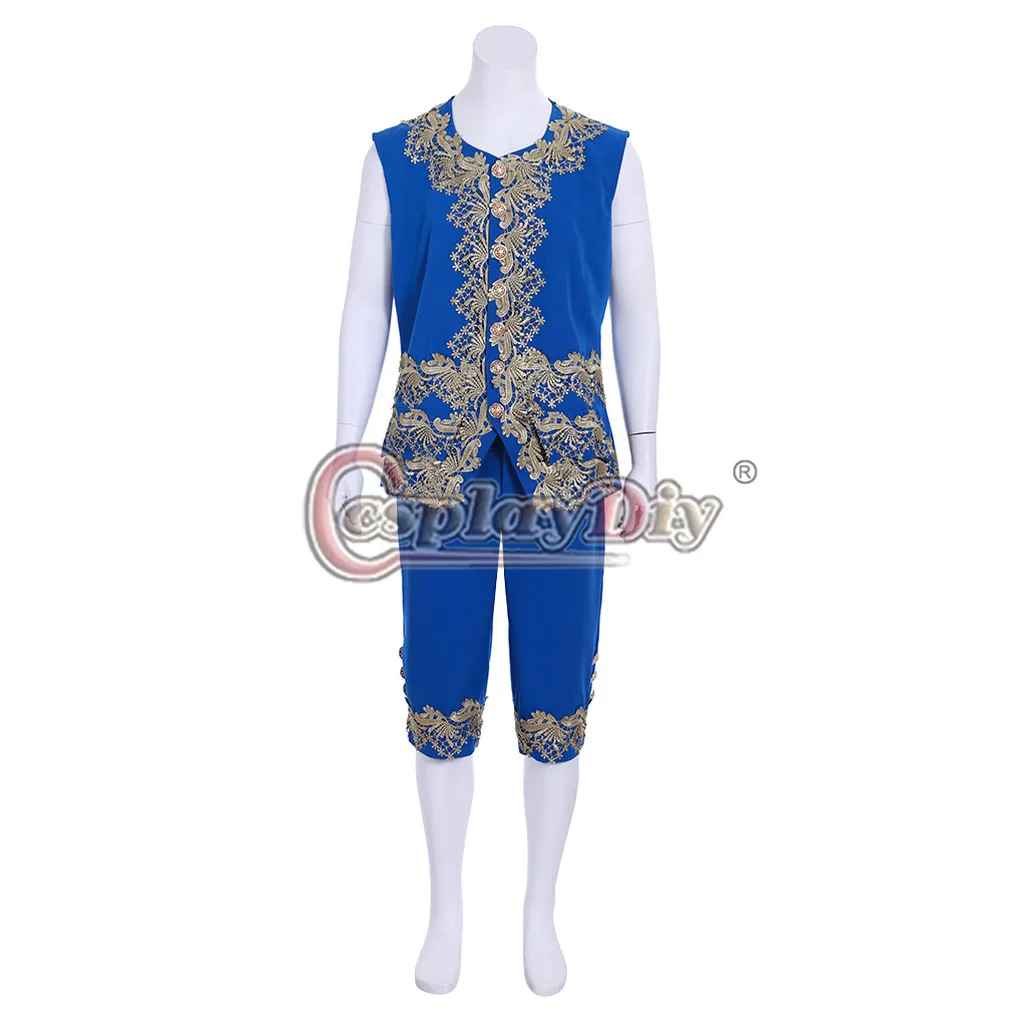 Cosplaydiy 18th Century Rococo Blue Court Suit Mens Colonial Victorian Elegant British Marie Antoinettte Costume L320 | Тематическая