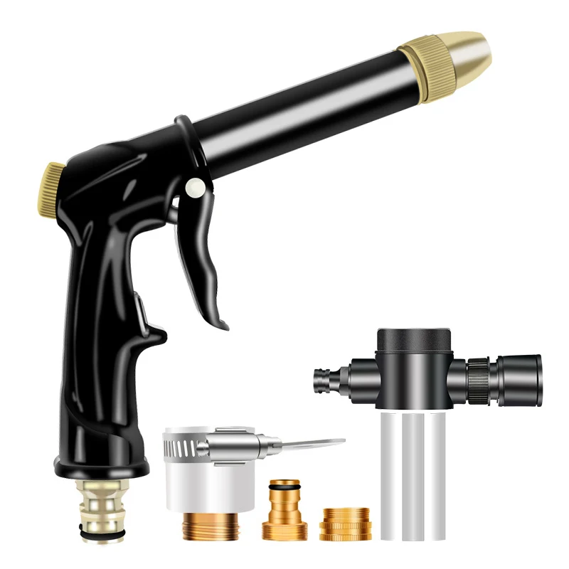 

Portable High-pressure Water Gun for Cleaning Car Wash Machine Garden Watering Hose Nozzle Sprinkler Foam Water Gun Spray Gun