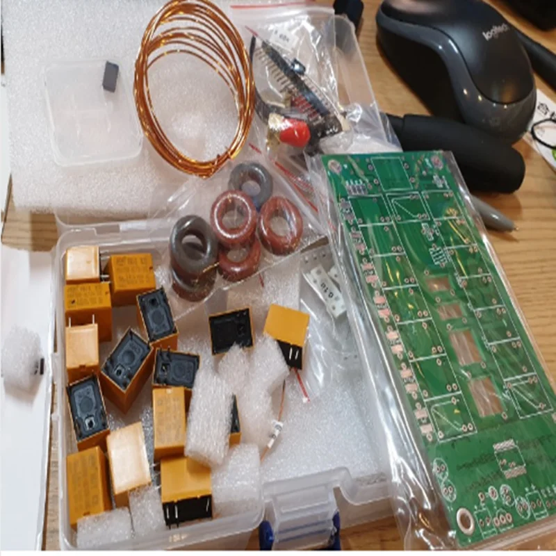 Последняя версия DIY наборы 1 8 50 МГц ATU 100Mini автоматический антенный тюнер от N7DDC