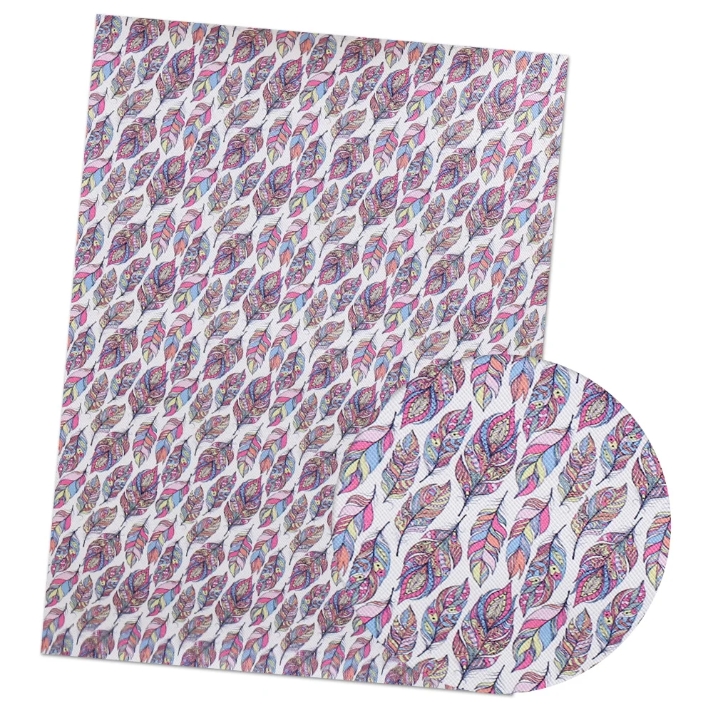 05 IBOWS, 22*30 см, 1 шт., на день Святого Валентина, искусственная кожа, лист, цветок, сердце, набивная ткань, сделай сам, бант для волос, украшение для праздника, дома - Цвет: 05