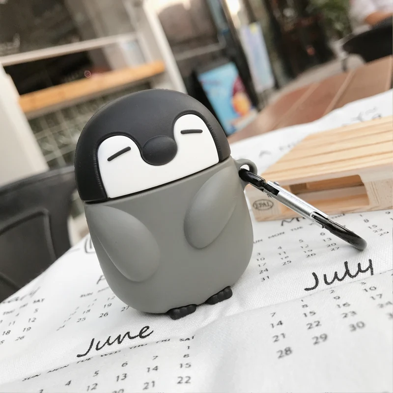 3D чехол для наушников Airpods Pro силиконовый милый мультяшный аниме наушники/Earpods Apple
