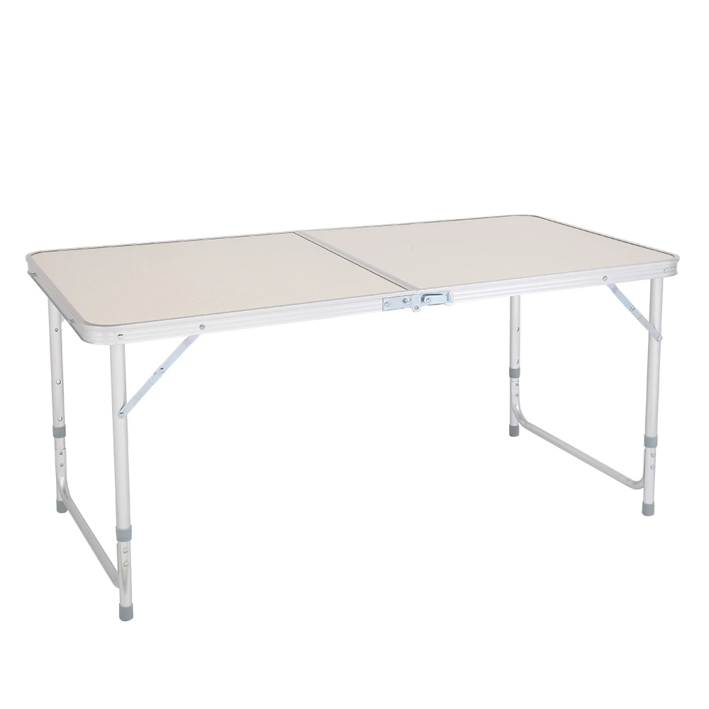 저렴한 120x60x70 4Ft 휴대용 다목적 접이식 테이블, 흰색