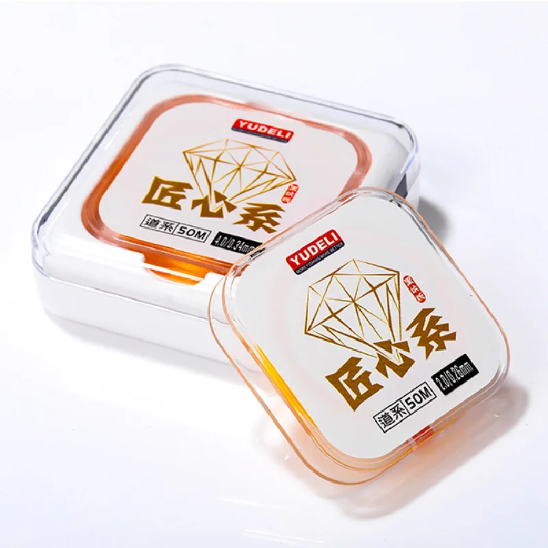 Леска рыболовная 50 метров сверхмягкая нейлоновая леска из шелка сырца не