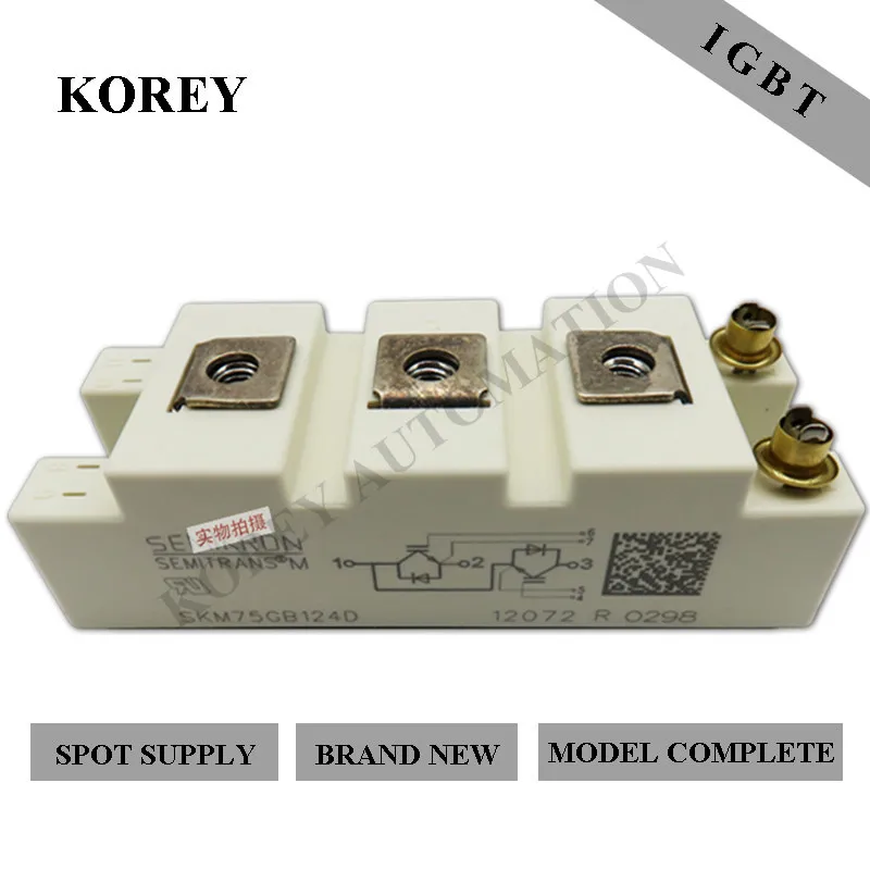 

Semikron IGBT Module SKM75GB124DE SKM100GB124DE