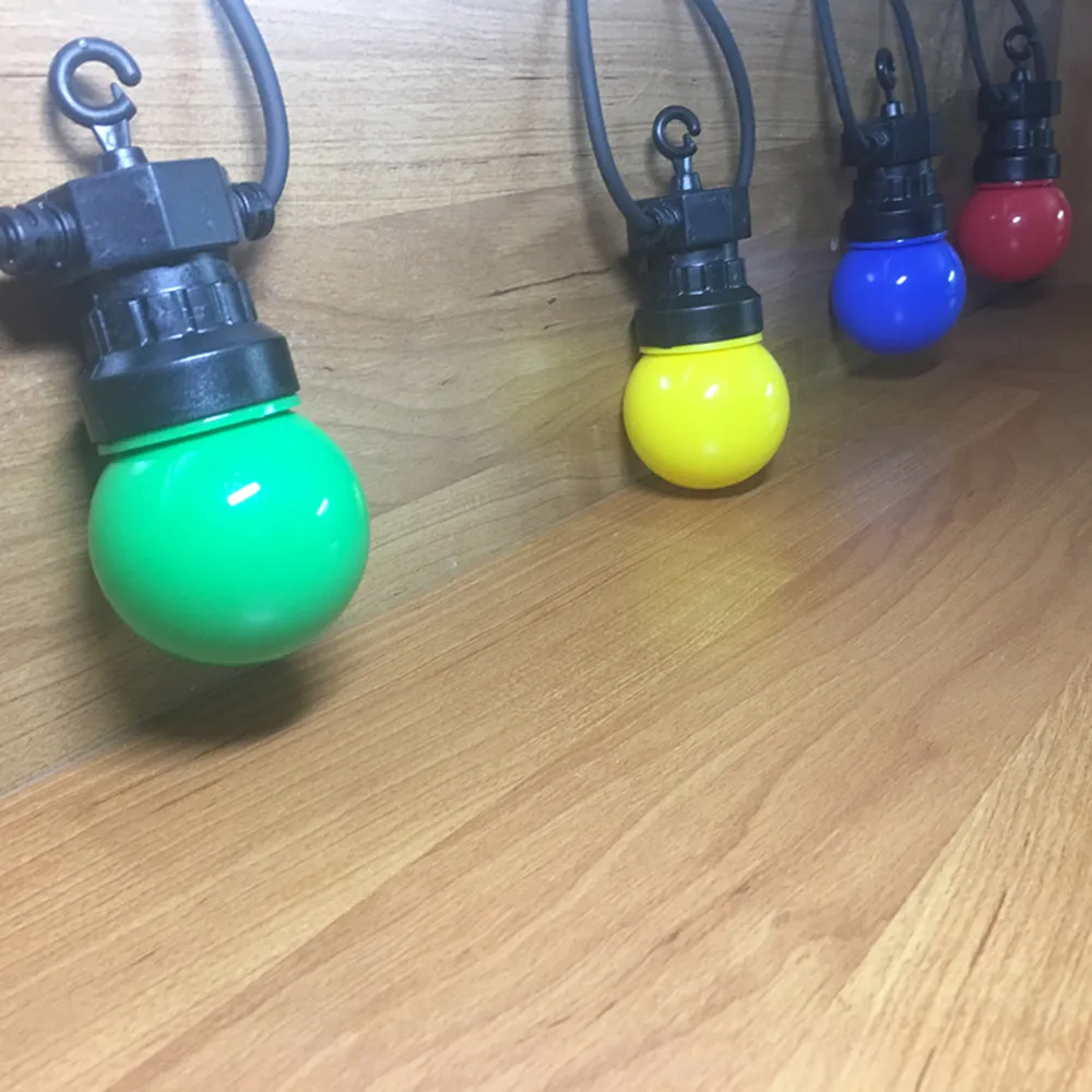 

VNL IP65 LED Globe G45 Multicolor Bulb String Connectable Outdoor Colorful String Lights For Wedding Christmas Garland Party