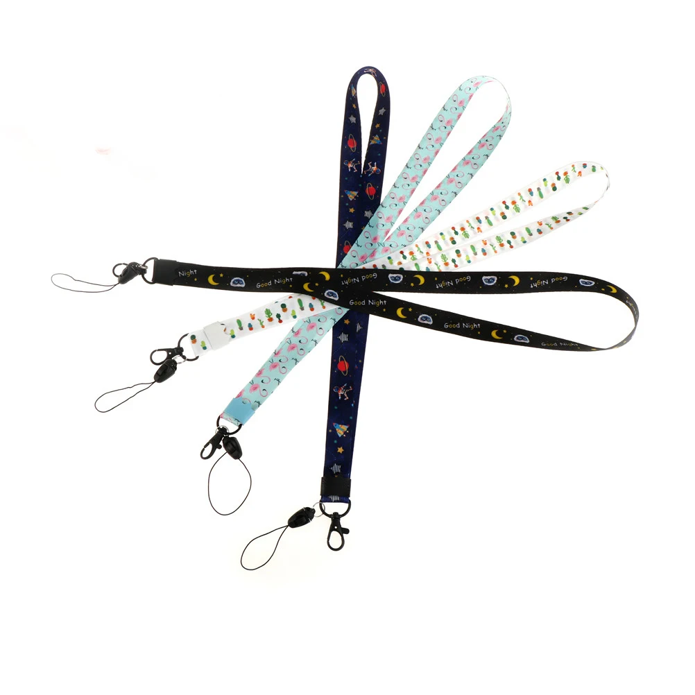 

Cute Cartoon Neck Strap Lanyards Wrist Strap For Keys ID Card Gym Mobile Phone Straps USB Badge Holder DIY Hang Rope Lariat