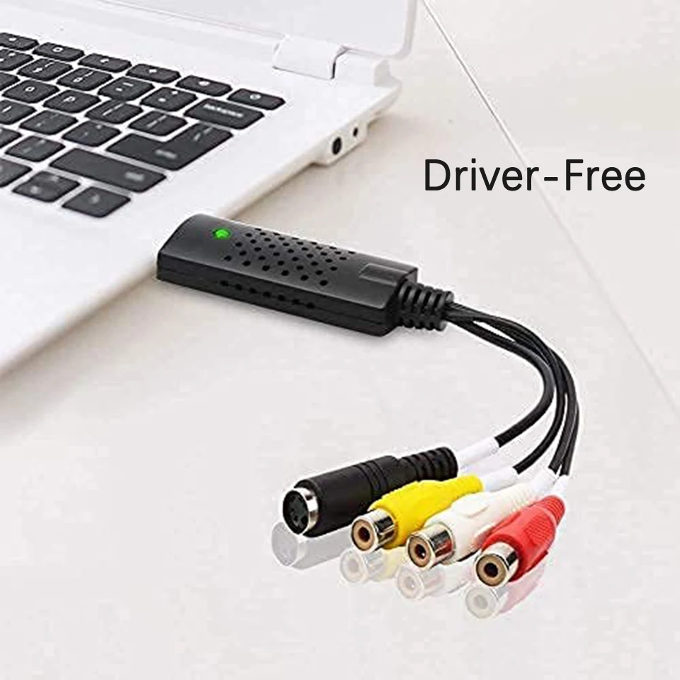 USB 2 0 Видео Easy cap VHS к цифровому преобразователю аудио Cap ture Card Box VCR TV для Win
