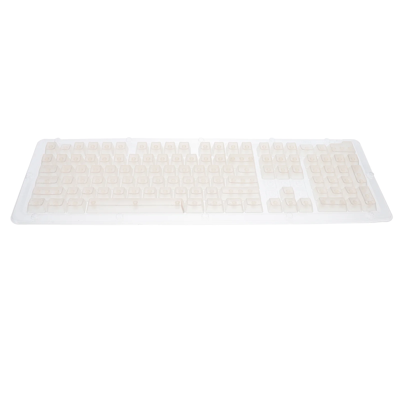 

1 Set Keycap 104 Keys Transparent Personalized Key Computer Keyboard Supply
