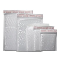 50pcs hot sale different specifications white foam envelope bag mailers padded shipping envelope with bubble mailing bag