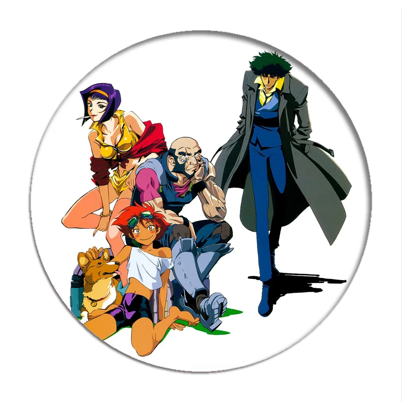 Cowboy Bebop Значки для косплея Спайк шпилька брошь икона Коллекция сумок Jet Black Faye