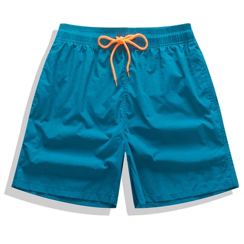 Брендовые шорты Datifer, Мужские дышащие спортивные штаны для плавания, однотонная пляжная одежда с эластичным поясом, летние купальники