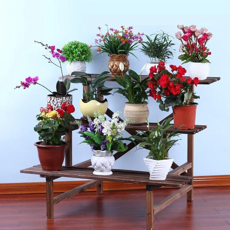 Macetas деревянная мебель Mueble Para Plantas Wood Terraza Etagere Pour Plante напольная стойка для балкона