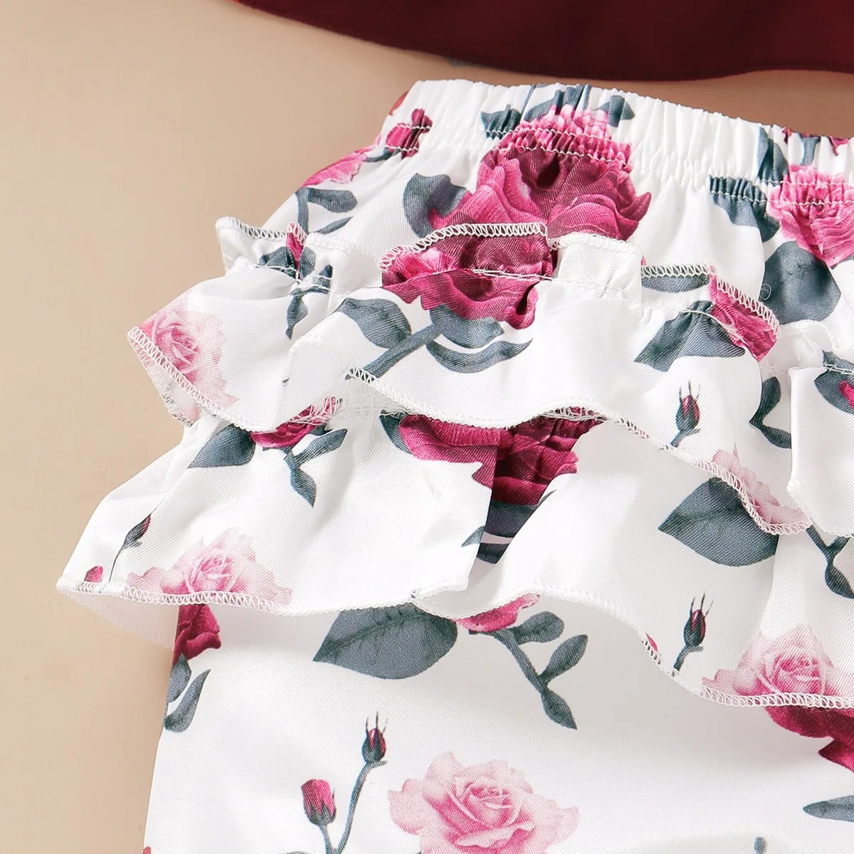 

3Pcs Baby Girl Set Newborn Sleeveless Baby Shirts Shorts Set Baby Summer Girl Costume Girl Clothes Set