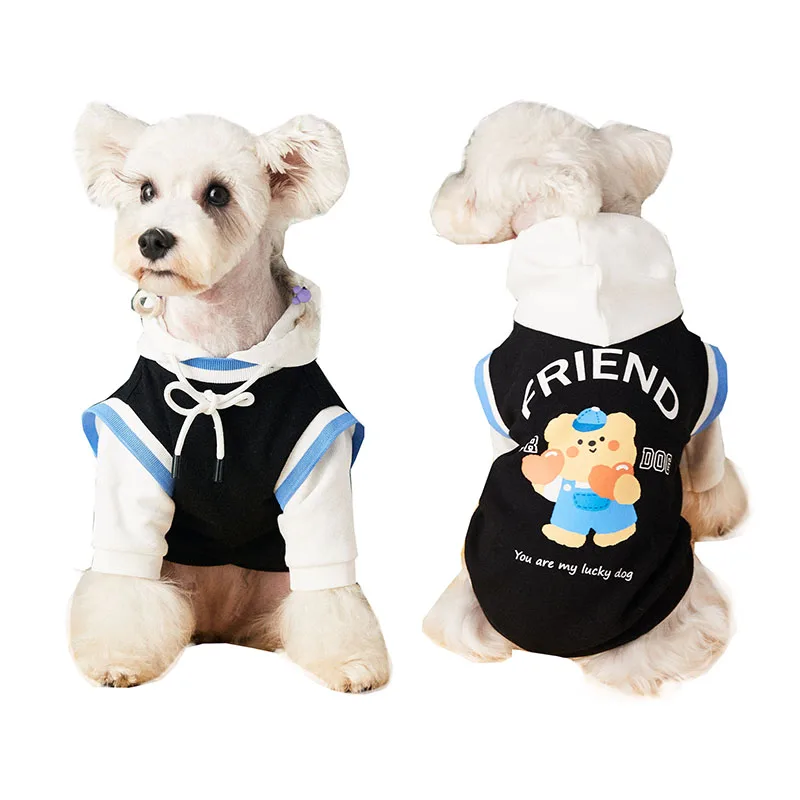 

Pet Dog Clothes for Small Dogs Cotton Hoodies for French Bulldog Outfit for Yorkies Chihuahua Coat Puppy Jacket Dog Accessories