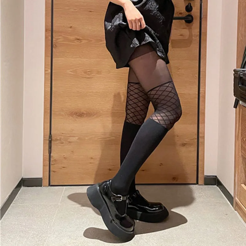 Сексуальные женские колготки чулки нейлоновые в стиле пэчворк Бесшовные женское