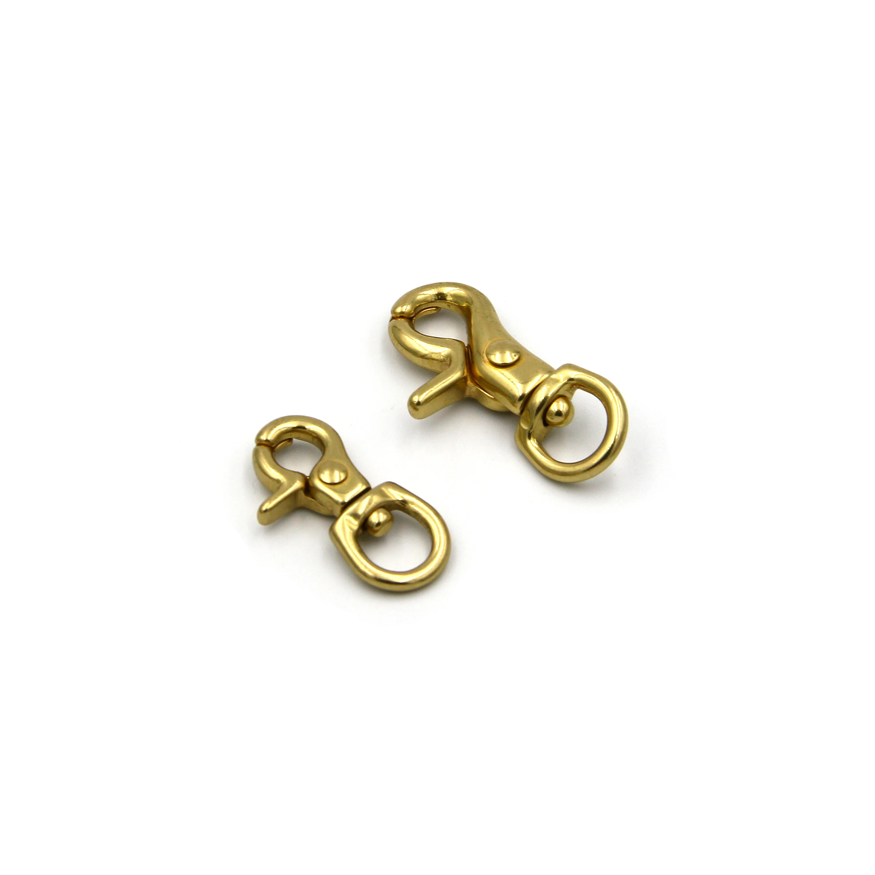 

Solid Brass Japan Design Swivel Bolt Snap Hook,Snap Closure,Snap Clasp,Casting,Luxury Leather Fitting