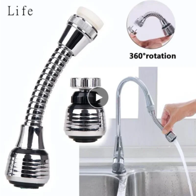 

Kitchen Faucet Water Saving High Pressure Nozzle Tap Adapter Bathroom Sink Spray Bathroom Shower Rotatable Accessories