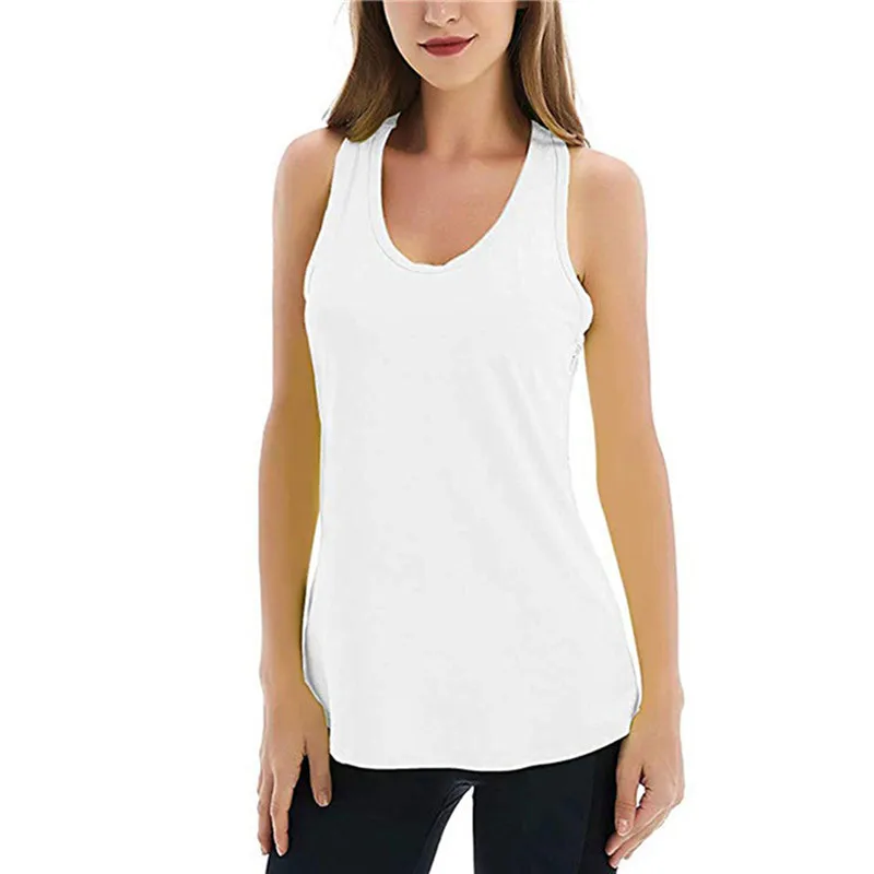 Женская спортивная майка для йоги быстросохнущая рубашка свободная Спортивная