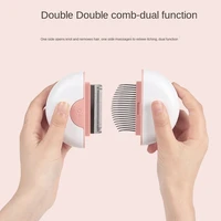 pet comb dog stainless steel needle comb dual purpose hair removal comb cat open knot comb cleaning supplies wholesale products