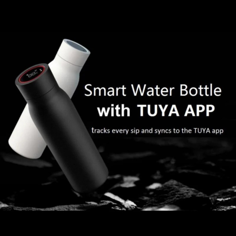 

TUYA Smart Water Bottle 24-hour Insulation Cup Drinking Water Monitoring Timing Reminder High-End LCD Thermos Cups