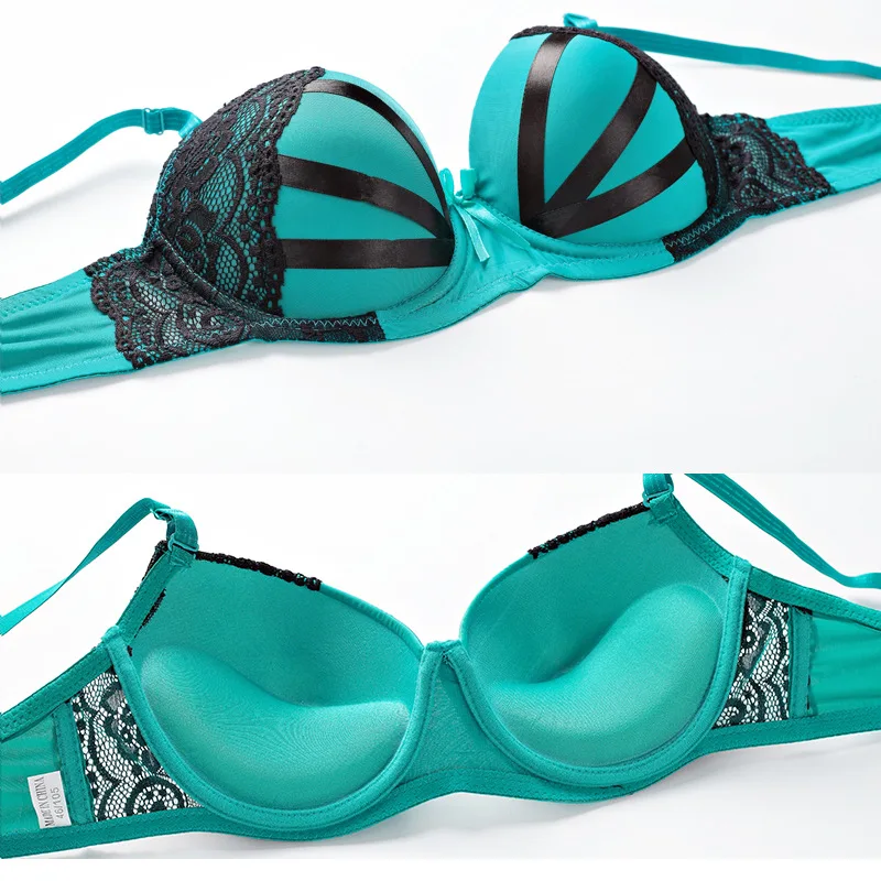 

Linbaiway Sexy Push up Bras for Women Underwear Brassiere Lingerie Female Lace Plus Size Bralette Summer Embroidery Underwears