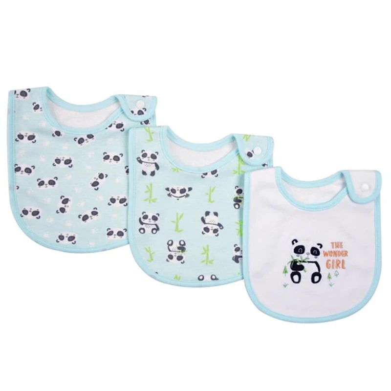 3 шт./компл. детский нагрудник тканевый слюнявчик принт с героями мультфильмов