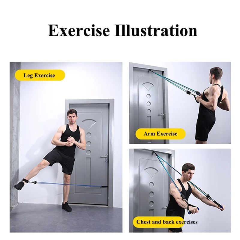 

Yoga Pull Rope expander Workout Exercise Elastic Resistance Bands Fitness Pull Strap Belt For Training Training Equipment