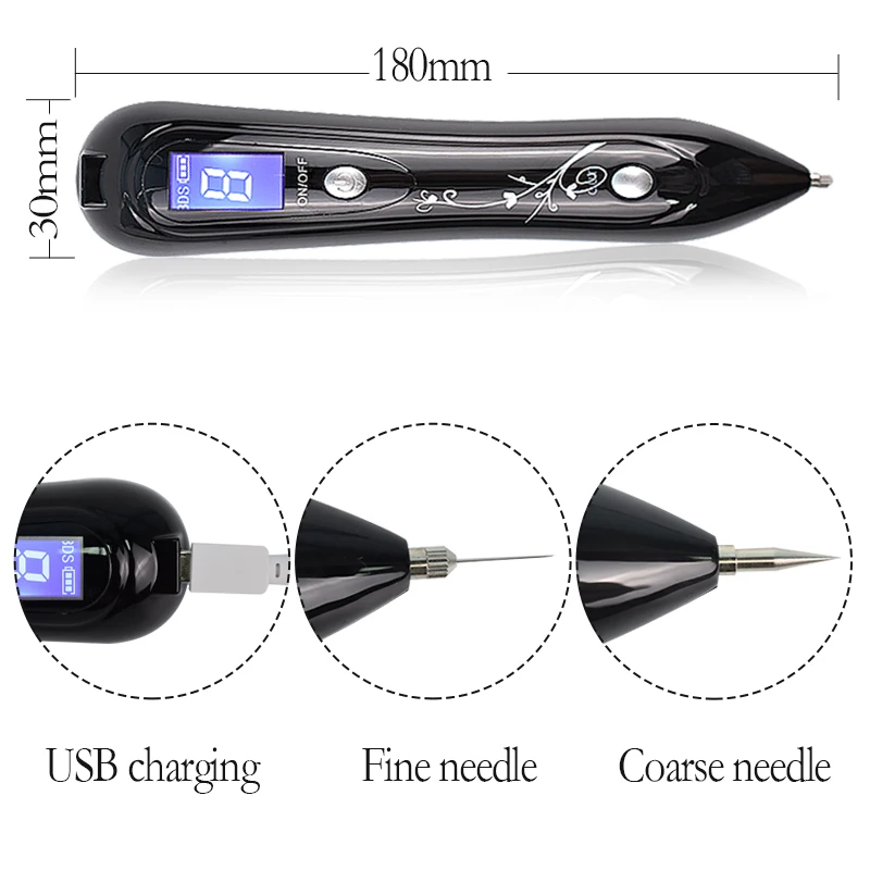 Лазерная плазменная ручка с 8 уровнями средство для удаления темных пятен ЖК лица