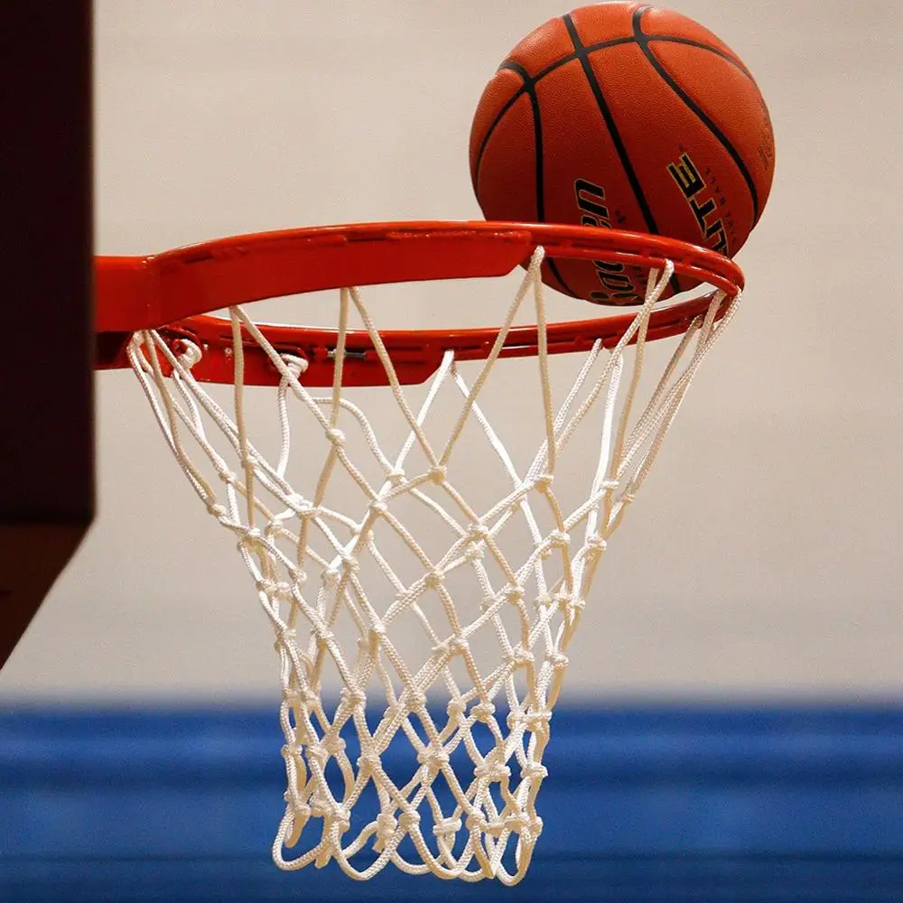 

Premium Quality Professional Heavy Duty Basketball Net Replacement All Weather Anti Whip Fits Standard Indoor or Outdoor 12 Loop