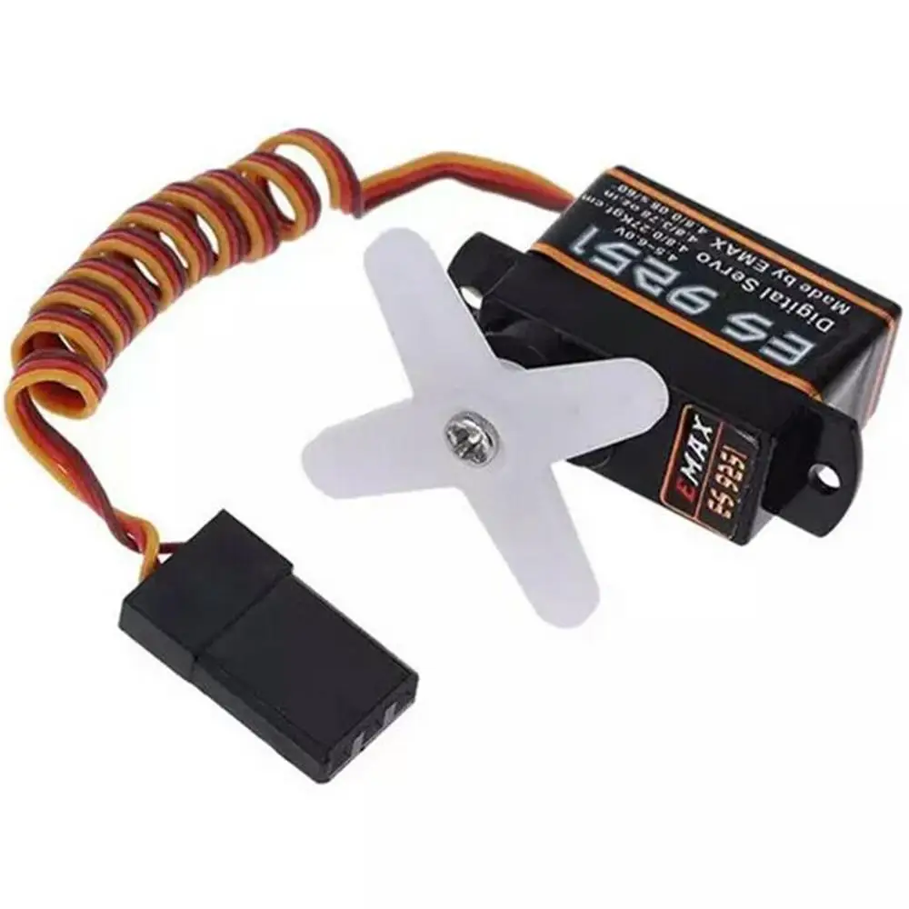 RCtown EMAX ES9051 4 3 г цифровой мини-сервопривод пластиковый редуктор 0 8 кг Крутящий