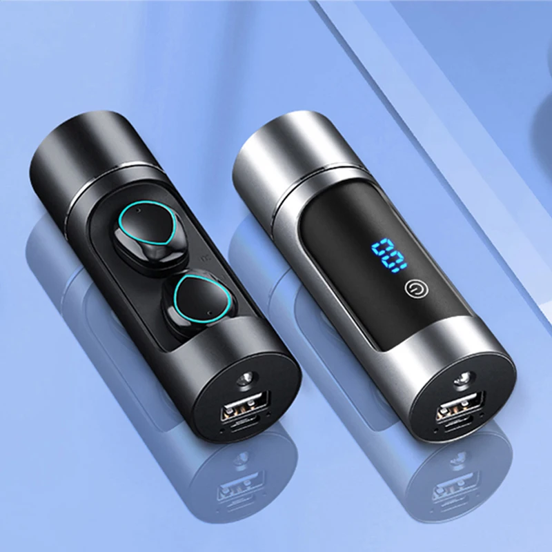 Наушники-вкладыши Bluetooth 5 0 TWS 1000 мА ч беспроводные с микрофоном для Xiaomi iPhone |